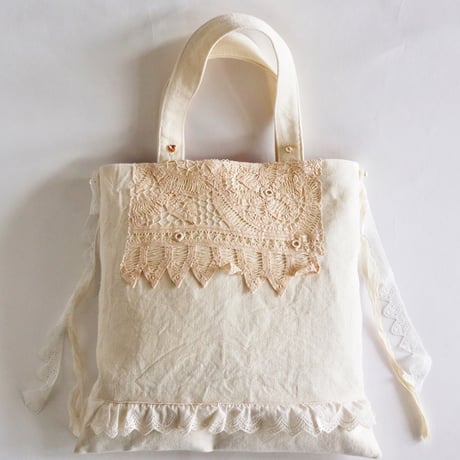 260617-31 vintage embroidery bag