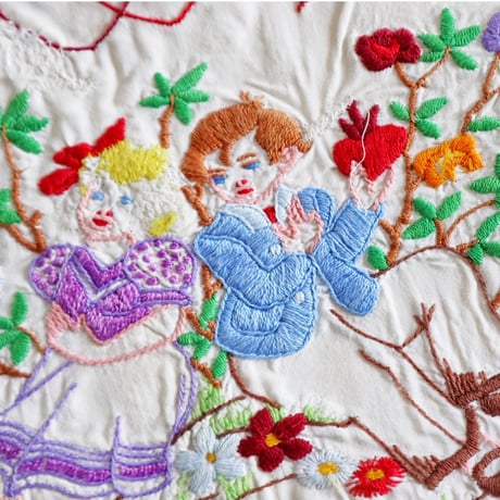 vintage embroidery bag