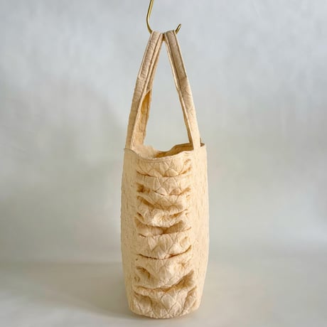 gather tote bag　（beige)