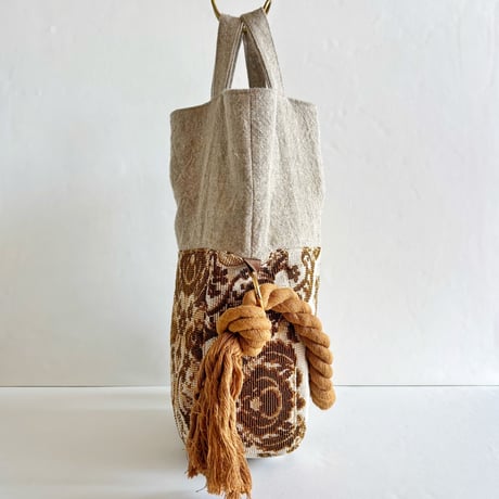 bicolor 2way bag（damask)