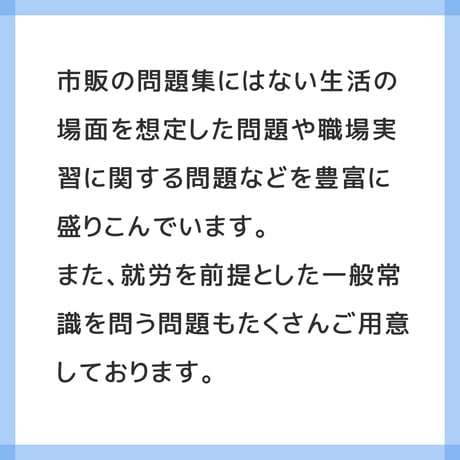 【 ダウンロード商品 】PDF書籍『高等特別支援学校 入学者選抜試験 模擬問題 文章読解問題セット（Bセット・ハーフセット商品販売）【ヨコ書き】』