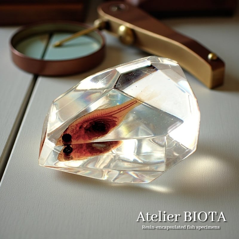 魚類樹脂封入標本 C (木製標本箱入り) | Atelier BIOTA