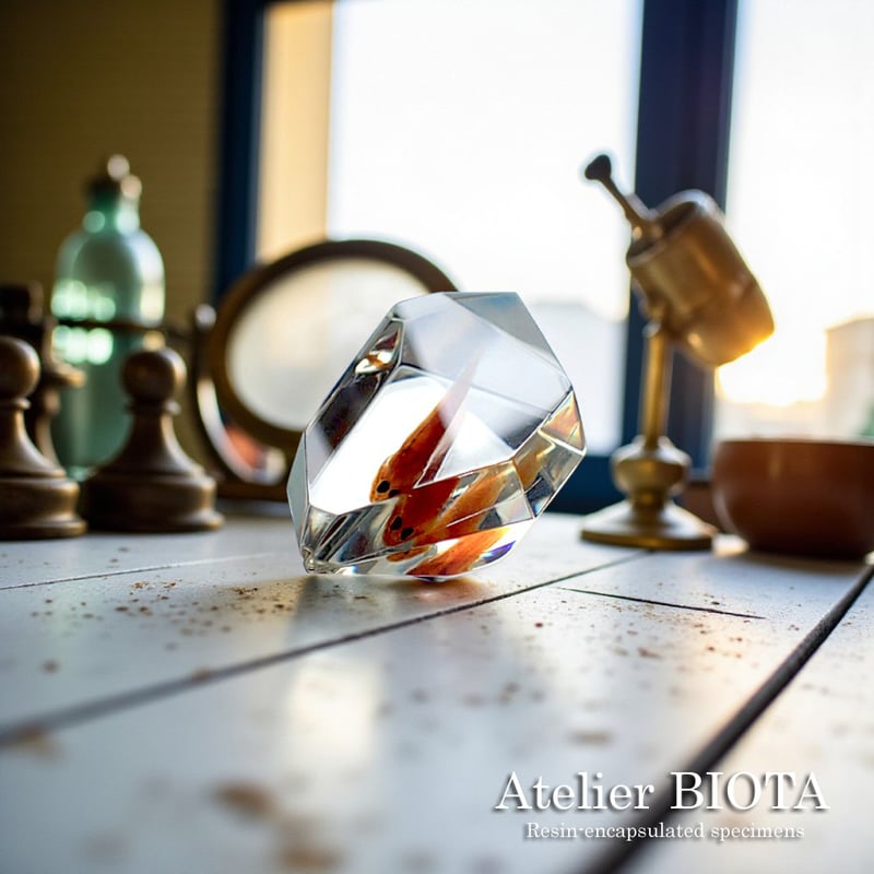 魚類樹脂封入標本 C (木製標本箱入り) | Atelier BIOTA