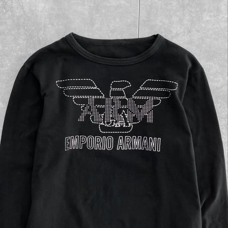 EMPORIO ARMANI logo long sleeve