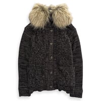 knit fur jacket