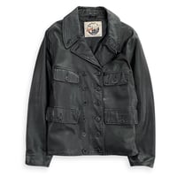 double leather jacket