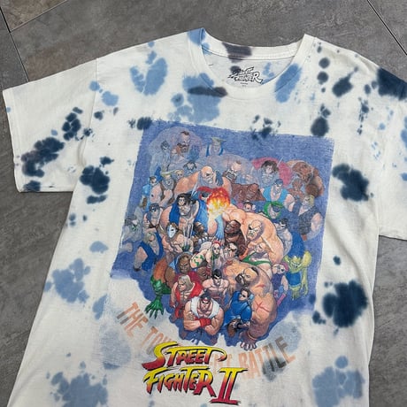 STREET FIGHTERⅡvintage tie dye Tee