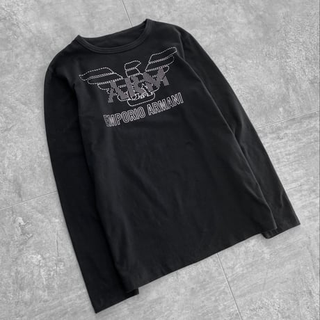 EMPORIO ARMANI logo long sleeve