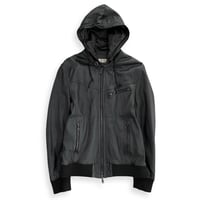 TAKEO KIKUCHI leather parka