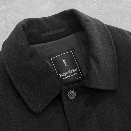 Yves Saint Laurent cashmere blended coat