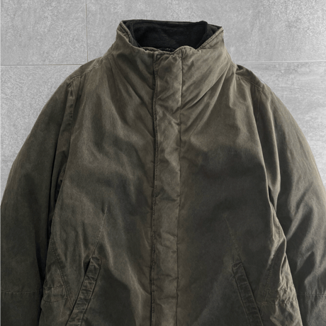 Faded style down coat