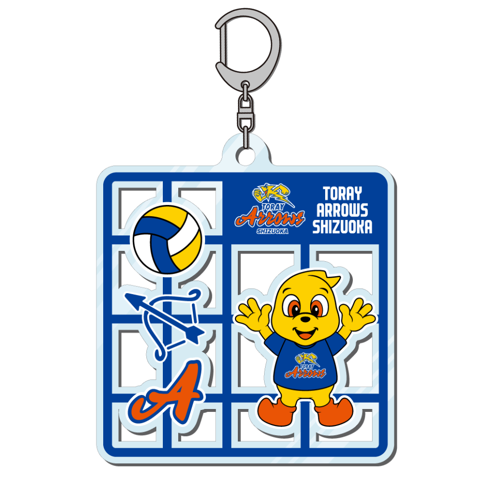 2025-26 静岡（MEN) プラモ風アクリルキーホルダー | TORAY ARROWS O
