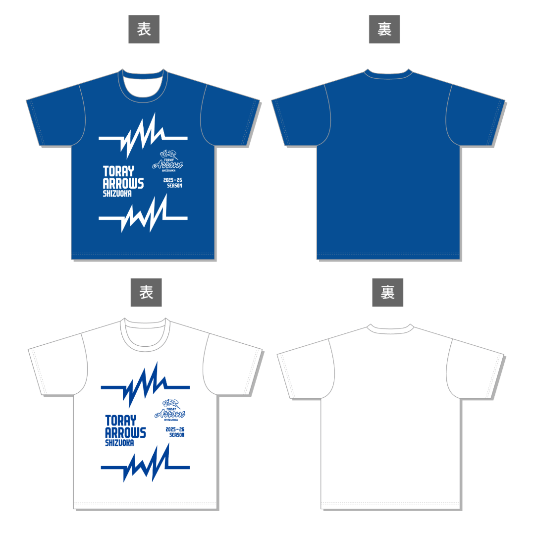 2025-26 静岡（MEN) SEASON Tシャツ | TORAY ARROWS OFF