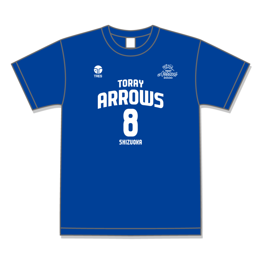 2025-26 静岡（MEN) ナンバーTシャツ | TORAY ARROWS OFFICIA