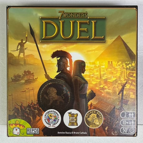 【中古商品】世界の七不思議：デュエル 多言語版 (7 Wonders Duel)