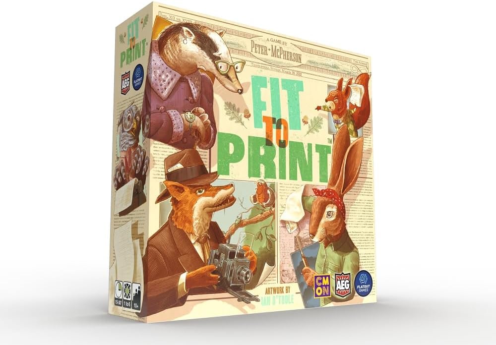 フィット・トゥ・プリント 日本語版 (Fit to Print) | ボードゲーム
