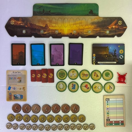 【中古商品】世界の七不思議：デュエル 多言語版 (7 Wonders Duel)