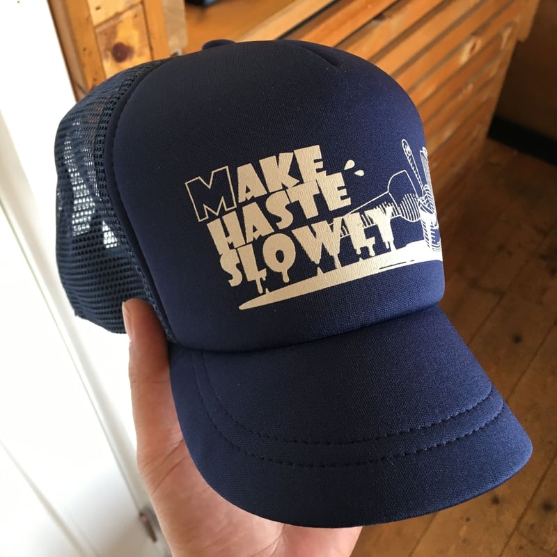 ツバが短いCAP【Short Visor Mesh Cap(navy)】 | BURBAN S