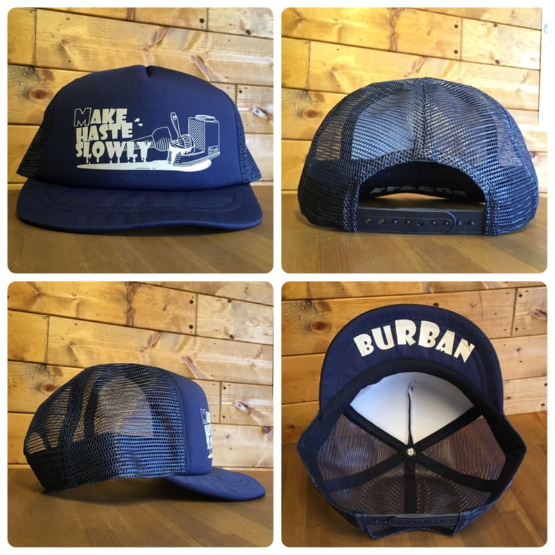 ツバが短いCAP【Short Visor Mesh Cap(navy)】 | BURBAN S