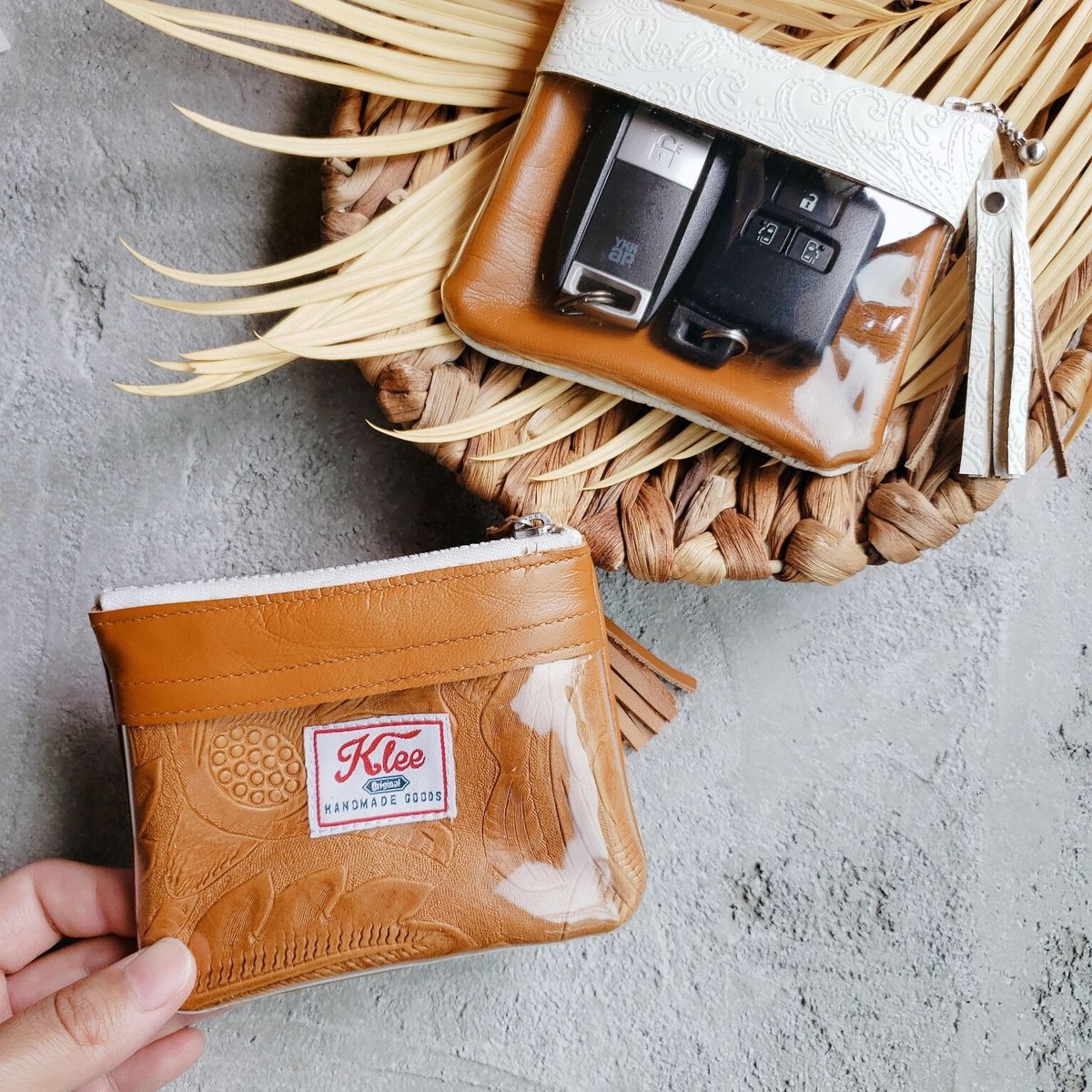 フラットビニールポーチ 4−9AB | KLEE handmade goods
