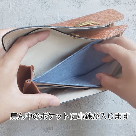 2in1長財布 シルバー  2-8