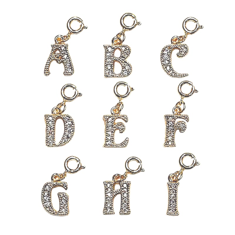 K18コンビ　アルファベットA チャーム K18コンビ アルファベットA チャーム ネックレス ペンダント