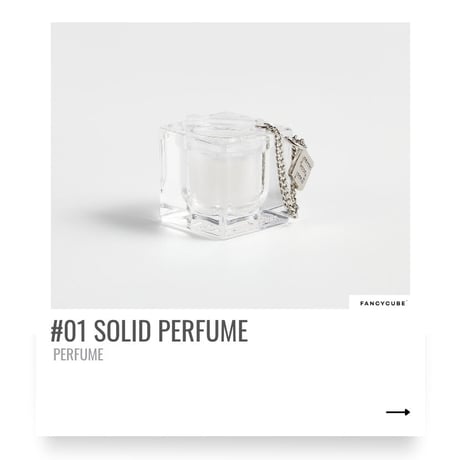 【PERFUME 】#01 SOLID PERFUME