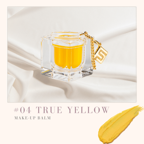 【Make-up Balm】#04 TRUE YELLOW with GOLD LIP BRUSH