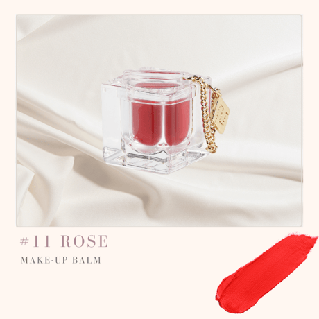 【Make-up Balm】#11 ROSE with GOLD LIP BRUSH