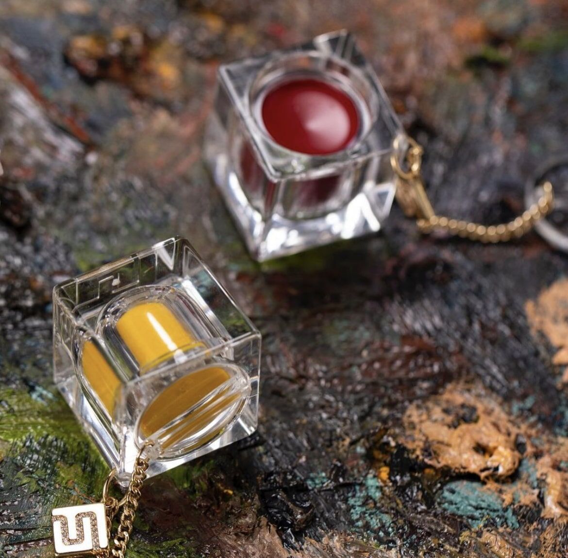 Make-up Balm】#10 TRUE RED with SILVER LIP BRUS