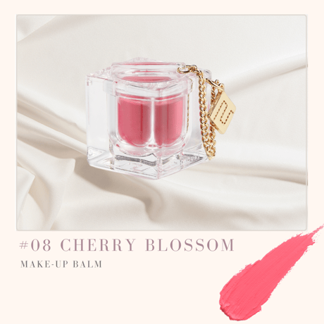 【Make-up Balm】#08 CHERRY BLOSSOM with GOLD LIP BRUSH