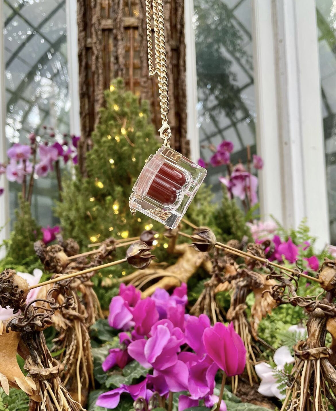 Make-up Balm】#11 ROSE with GOLD LIP BRUSH | FA