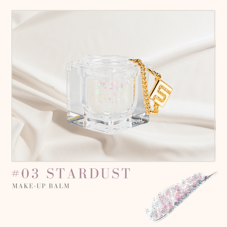【Make-up Balm】#03 STARDUST with GOLD LIP BRUSH