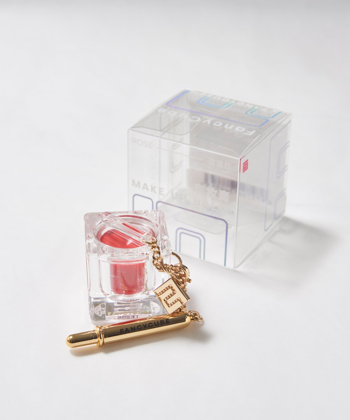 Make-up Balm】#11 ROSE with GOLD LIP BRUSH | FA
