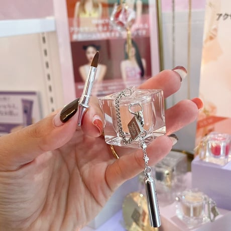 【GLOSS】#07 FancyCube GLOSSING BALM with SILVER LIP BRUSH