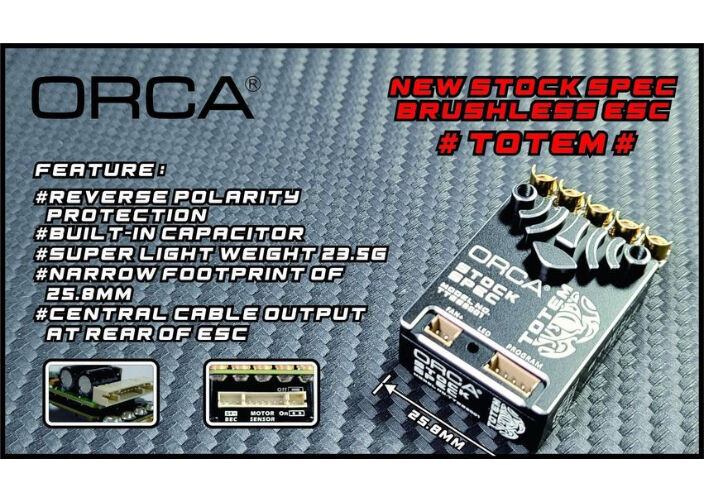ORCA ESC R32X – BLACK (プログラムカード付属) R32X – BLACK | ORCA Team Ltd.