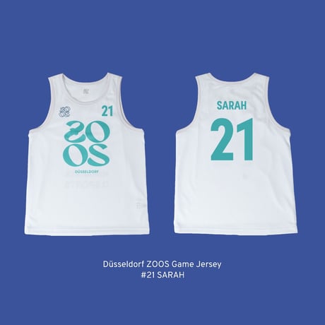 ZOOS Original- Game Jersey #21 SARAH　＊受注期間：4月21日まで