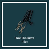 ZOOS Original-パラコード（Black x Blue diamond 130cm）