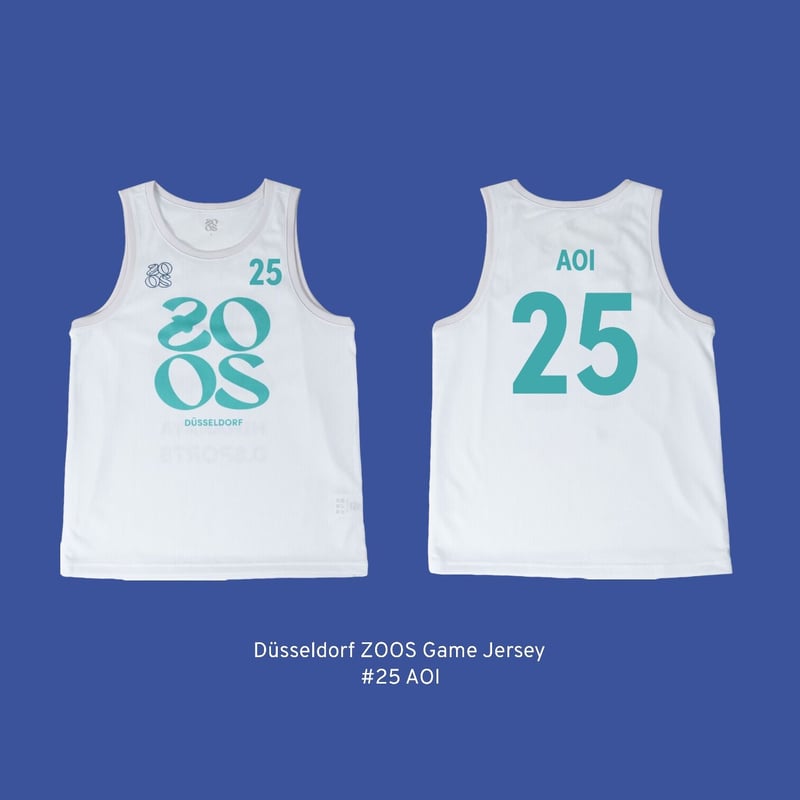 ZOOS Original- Game Jersey #25 AOI *受注期間:4月21日ま ZOOS Original- Game Jersey #25 AOI *受注期間:4月21日ま