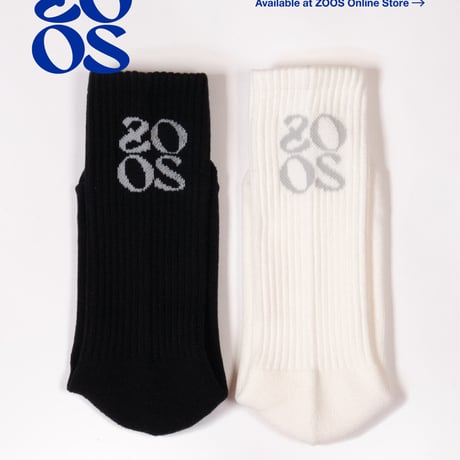 ZOOS Original Socks- Logo/ Black