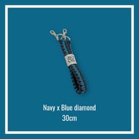 ZOOS Original-パラコード（Navy x Blue diamond 30cm）