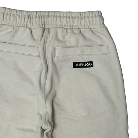 RUFFLOG x ZOOS- Heavy Weight ZOOS SWEAT PANTS Beige