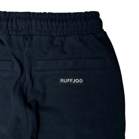 RUFFLOG x ZOOS- Heavy Weight ZOOS SWEAT PANTS Black
