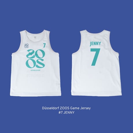 ZOOS Original- Game Jersey #7 JENNY　＊受注期間：4月21日まで
