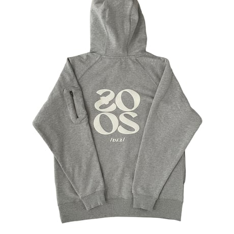 RUFFLOG x ZOOS- Heavy Weight ZOOS Hoodie Grey