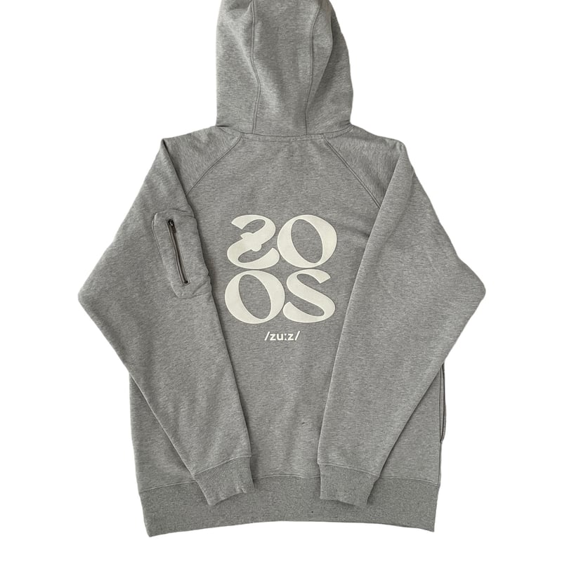 RUFFLOG x ZOOS- Heavy Weight ZOOS Hoodie Grey |