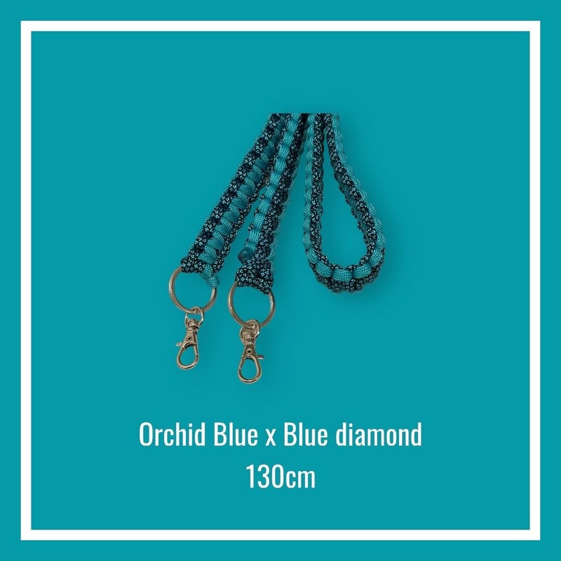 ZOOS Original-パラコード（Orchid blue x Blue diamond