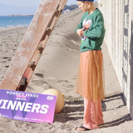 ZOOS x OKI KENICHI- Special Collection"ＣＯＮＮＥＣＴＩＯＮ" Crewneck Jenny Green