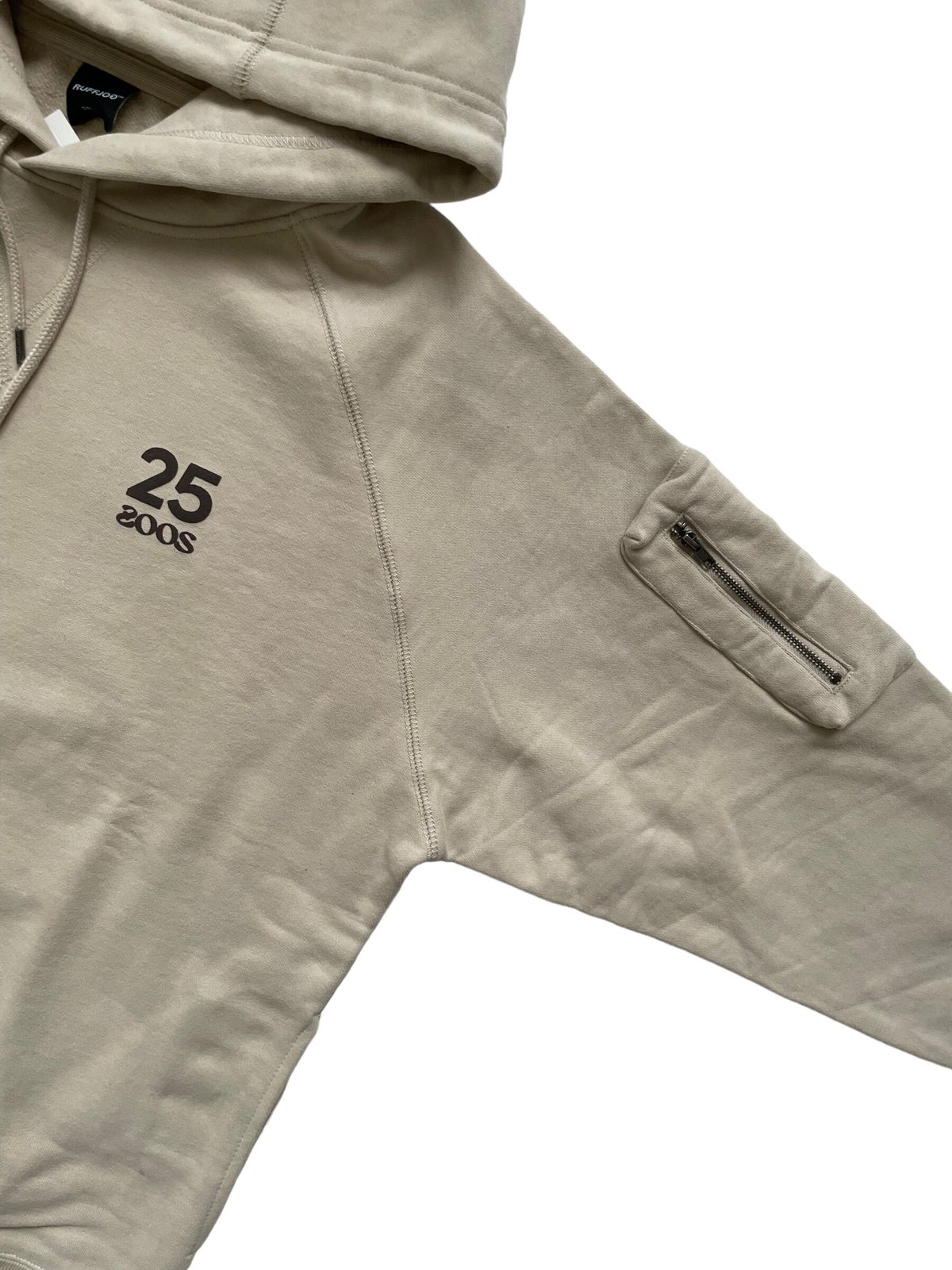 RUFFLOG x ZOOS- Heavy Weight ZOOS Hoodie Beige