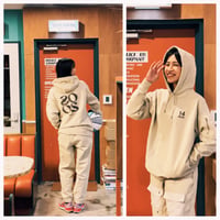 RUFFLOG x ZOOS- Heavy Weight ZOOS SWEAT PANTS Beige